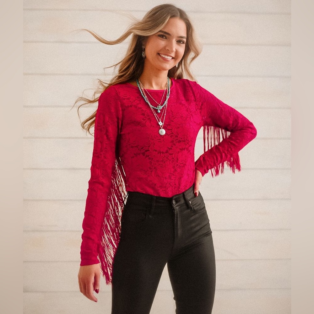 Sterling & Stitch Floral Lace Bodysuit